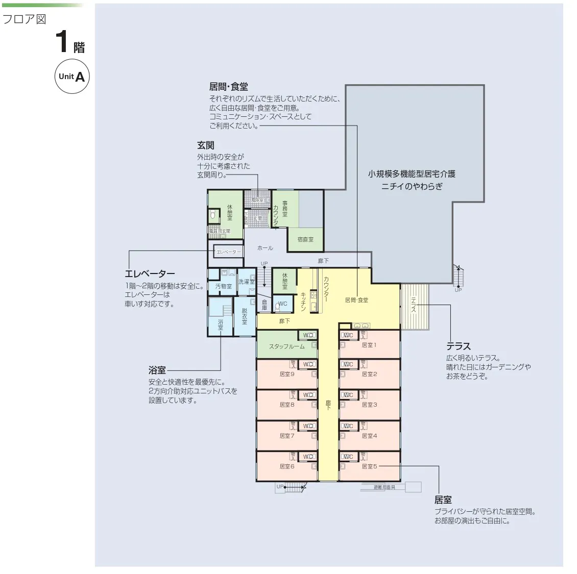 ニチイケアセンター岡山門前Ⅰ 間取図
