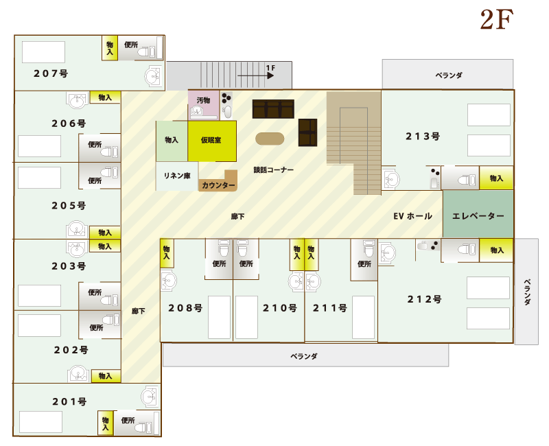 アイローサこもれび 間取図