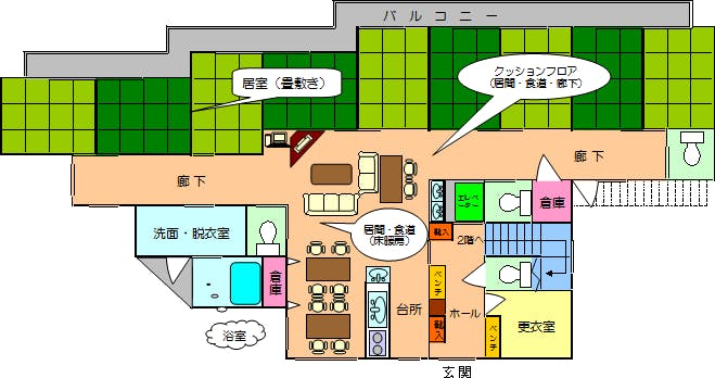 グループホーム港南 間取図
