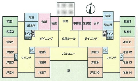 あったかホーム鶴ヶ島 間取図