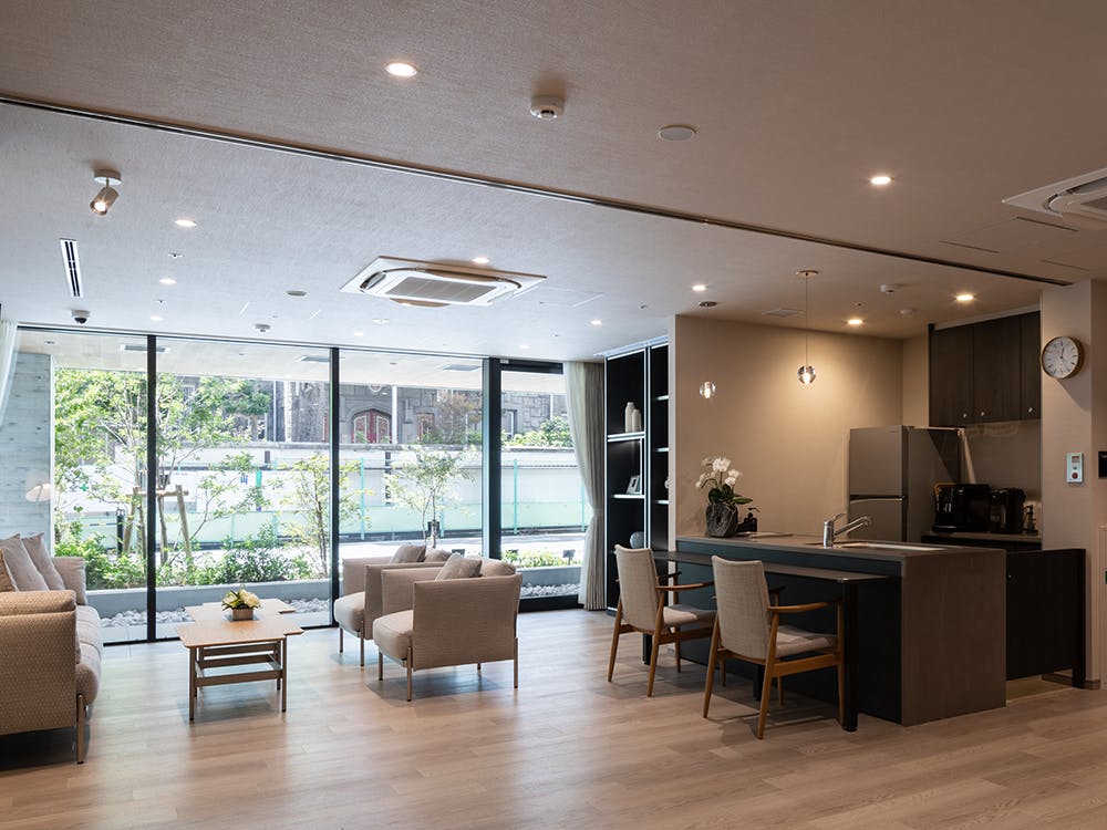 チャームプレミアグラン池田山 カフェコーナー