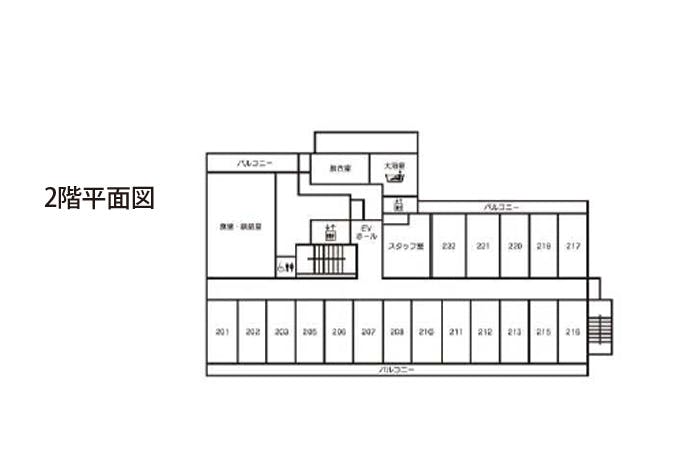 グランシア美女木 間取図