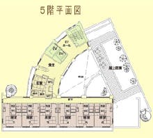 有料老人ホームくましろ・いづみ館 間取図