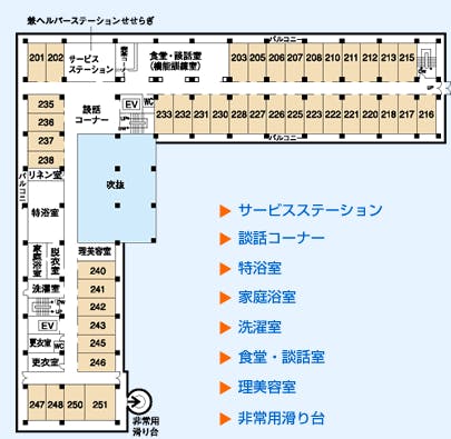 有料老人ホームせせらぎ 間取図