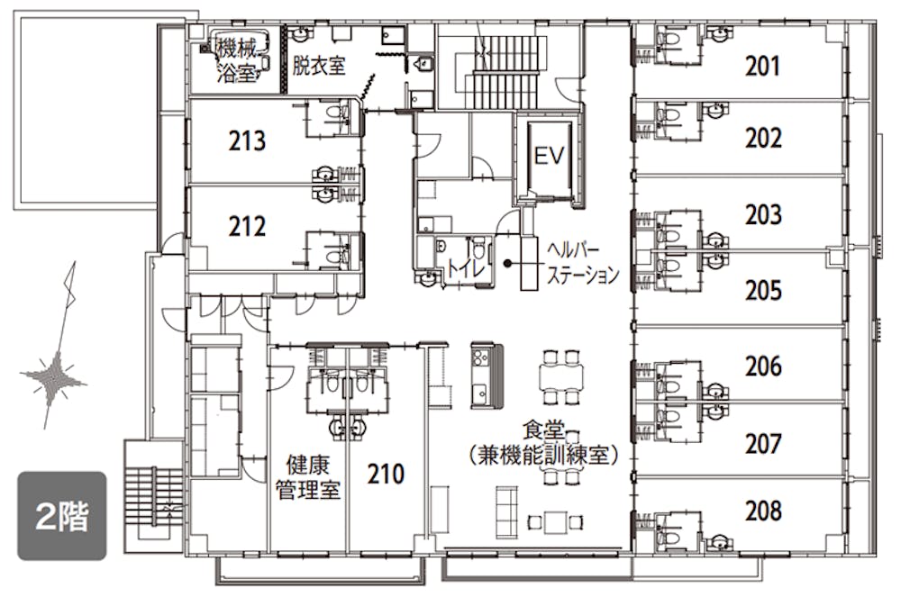 イリーゼ鶴舞 間取図
