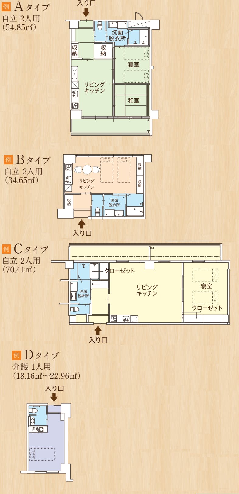 ココファン日吉 間取図