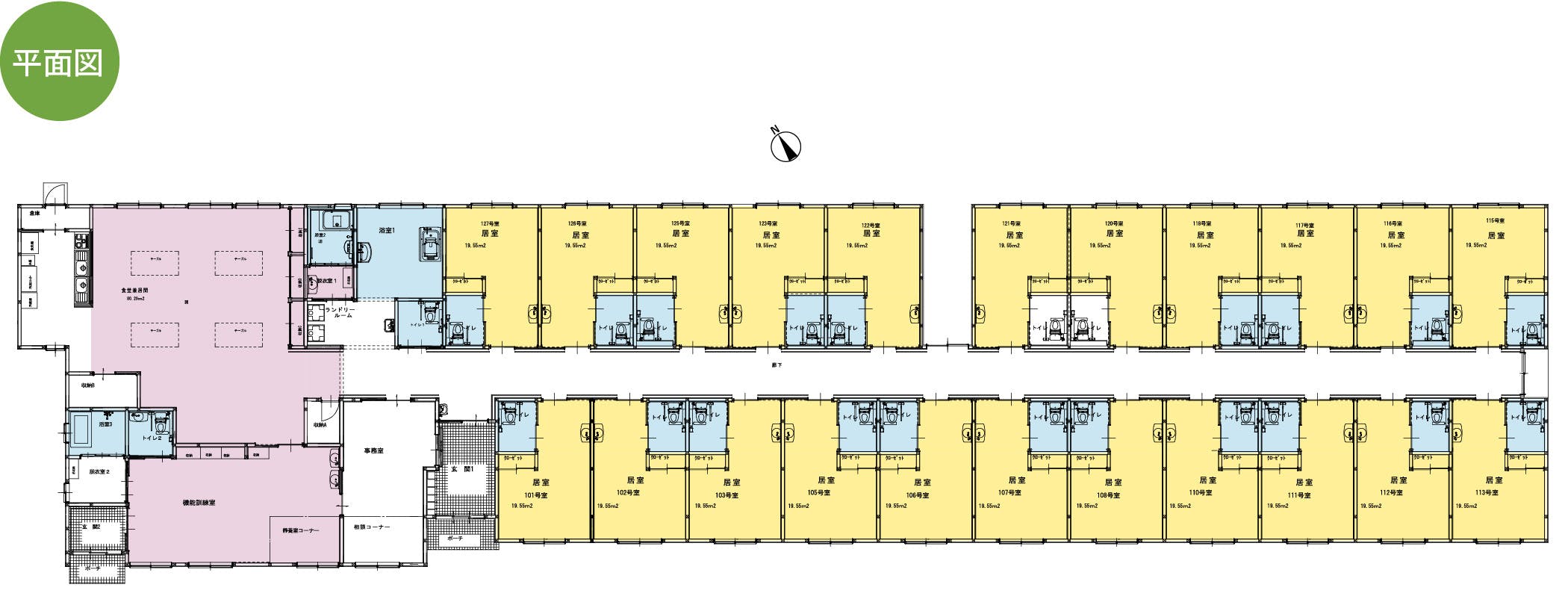 富士吉田の憩 間取図