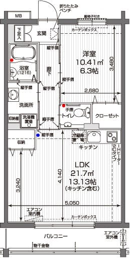 アイリスガーデン昭島 間取図