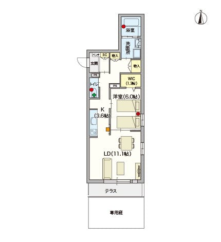 ヘーベルVillage椎名町 間取図