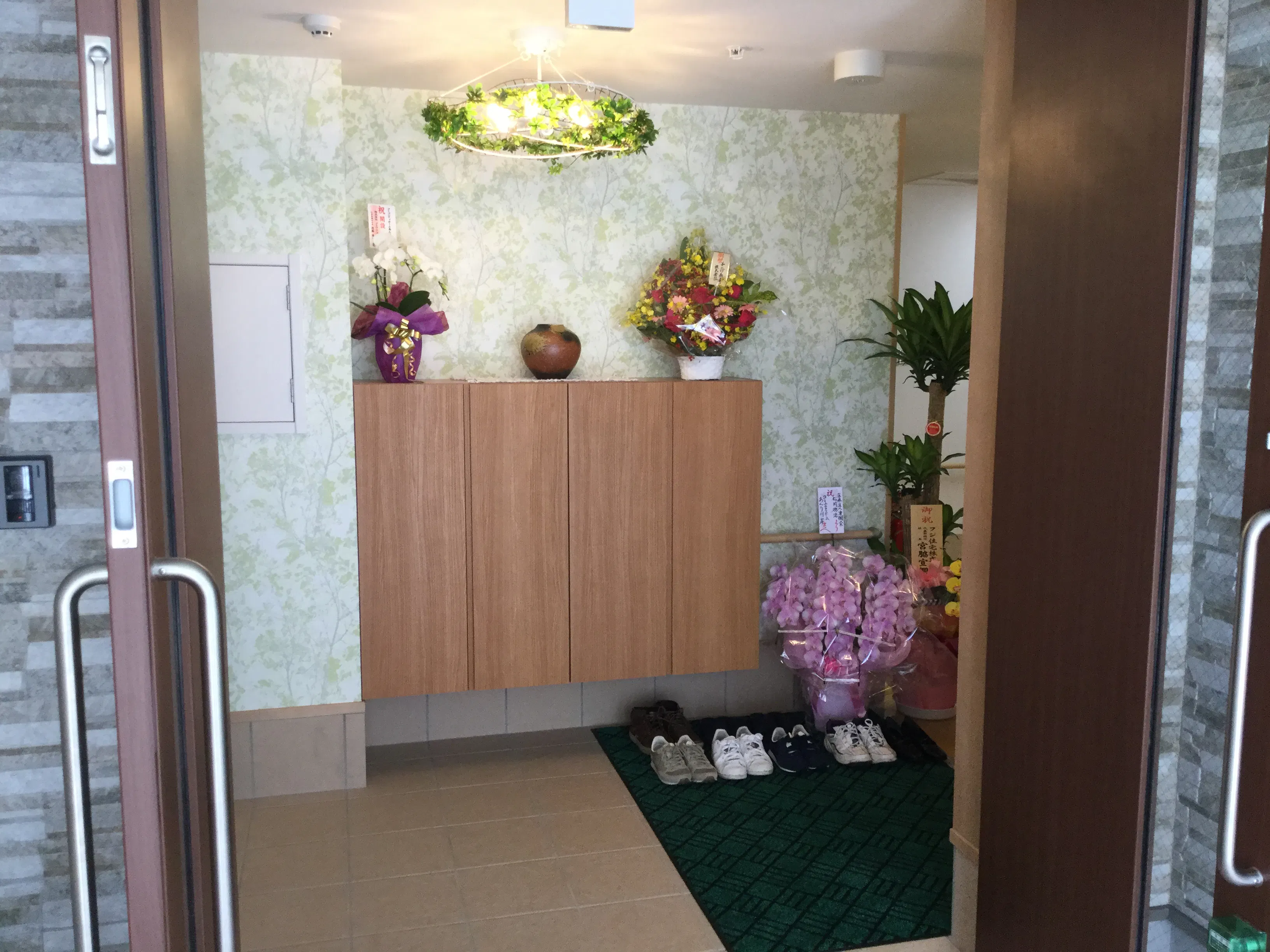 コミュニティホームあんり川岸 入口