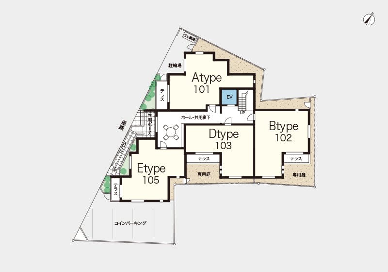 ヘーベルVillage元住吉Ⅱ 間取図