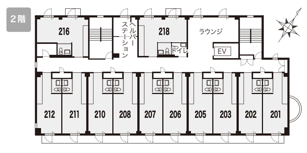 イリーゼかさい 間取図