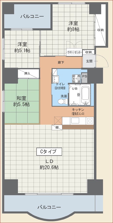 ARCO浜名湖クレセント２１ 間取図