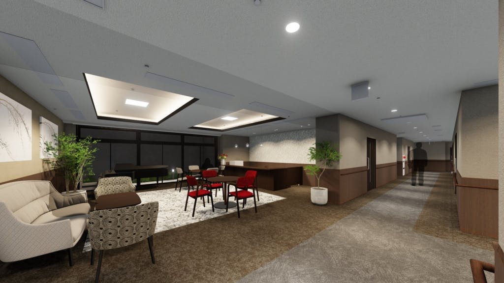 ニチイメゾン八事緑ケ岡 エントランスホール