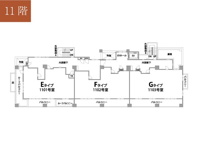 レジアス百道 間取図