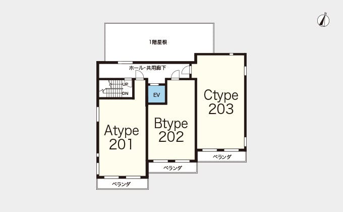 ヘーベルVillage宮原日進 間取図