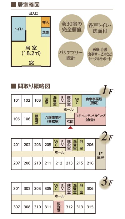 ウェルライフヴィラ新さっぽろ 間取図