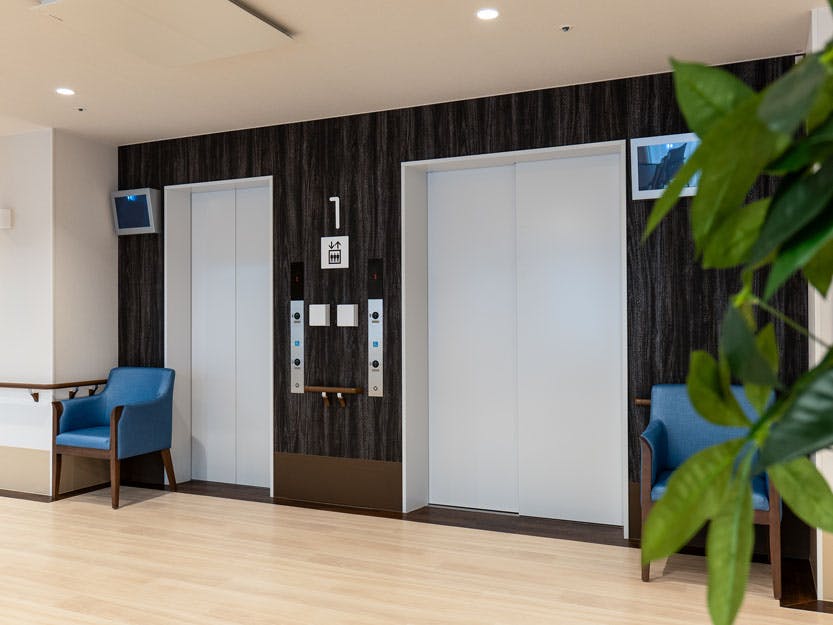 リアンレーヴ明石 エレベーターホール