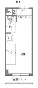 介護付有料老人ホームパレス三萩野 間取図