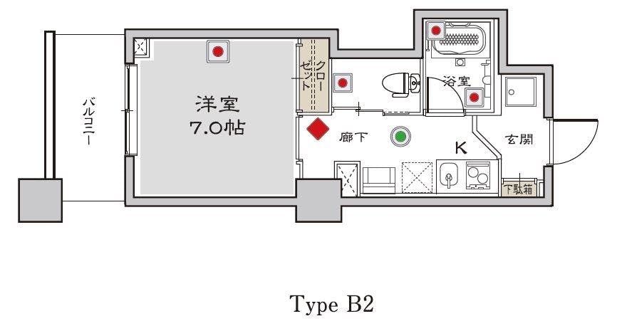 グランドマスト西ヶ原 間取図