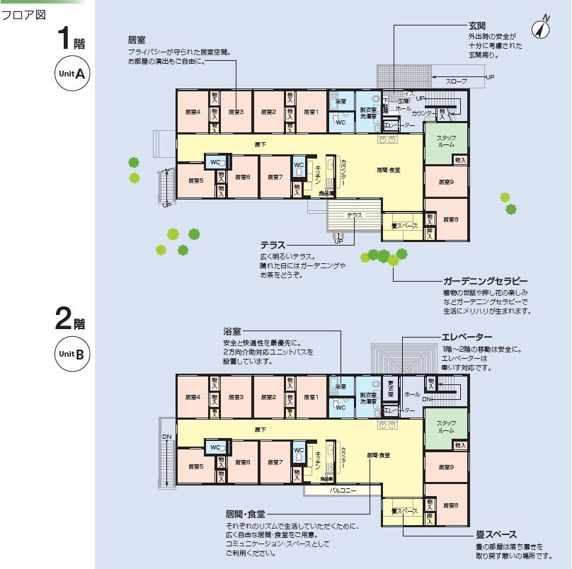 ニチイケアセンター川岸夏明 間取図