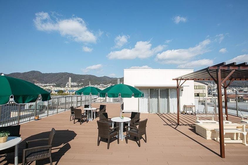 メディカル・リハビリホームグランダ箕面 屋上テラス／眺望