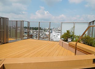 グランクレール藤が丘シニアレジデンス 足湯ガーデン