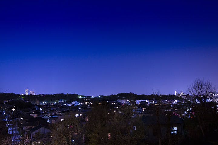 ヒルデモア三渓園 眺望