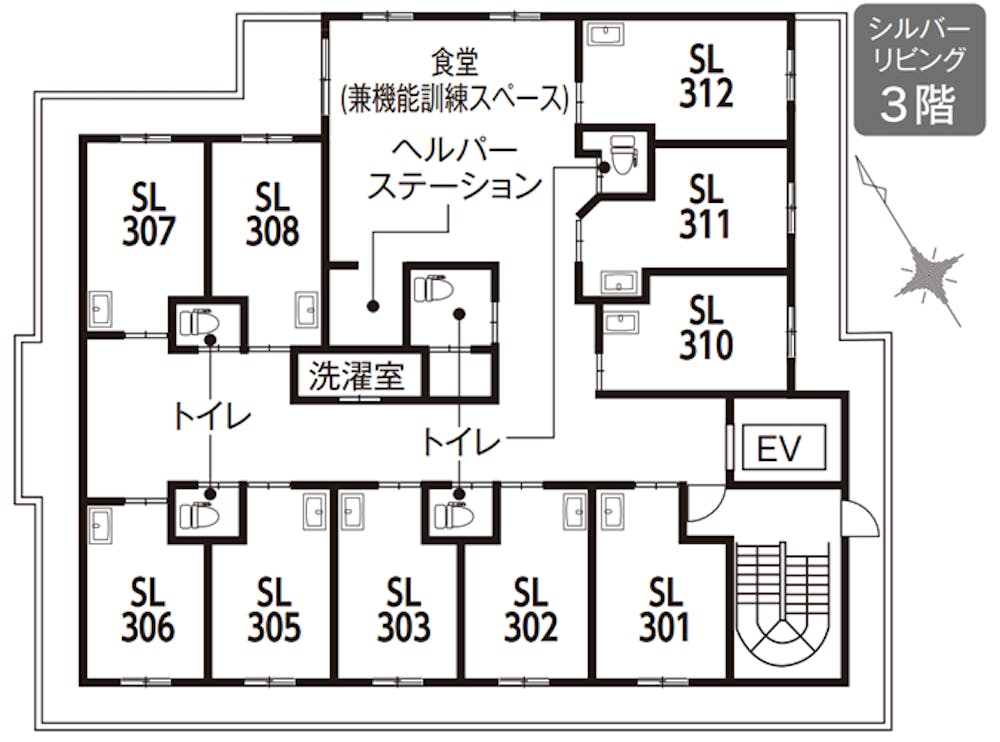 イリーゼ船橋塚田 間取図