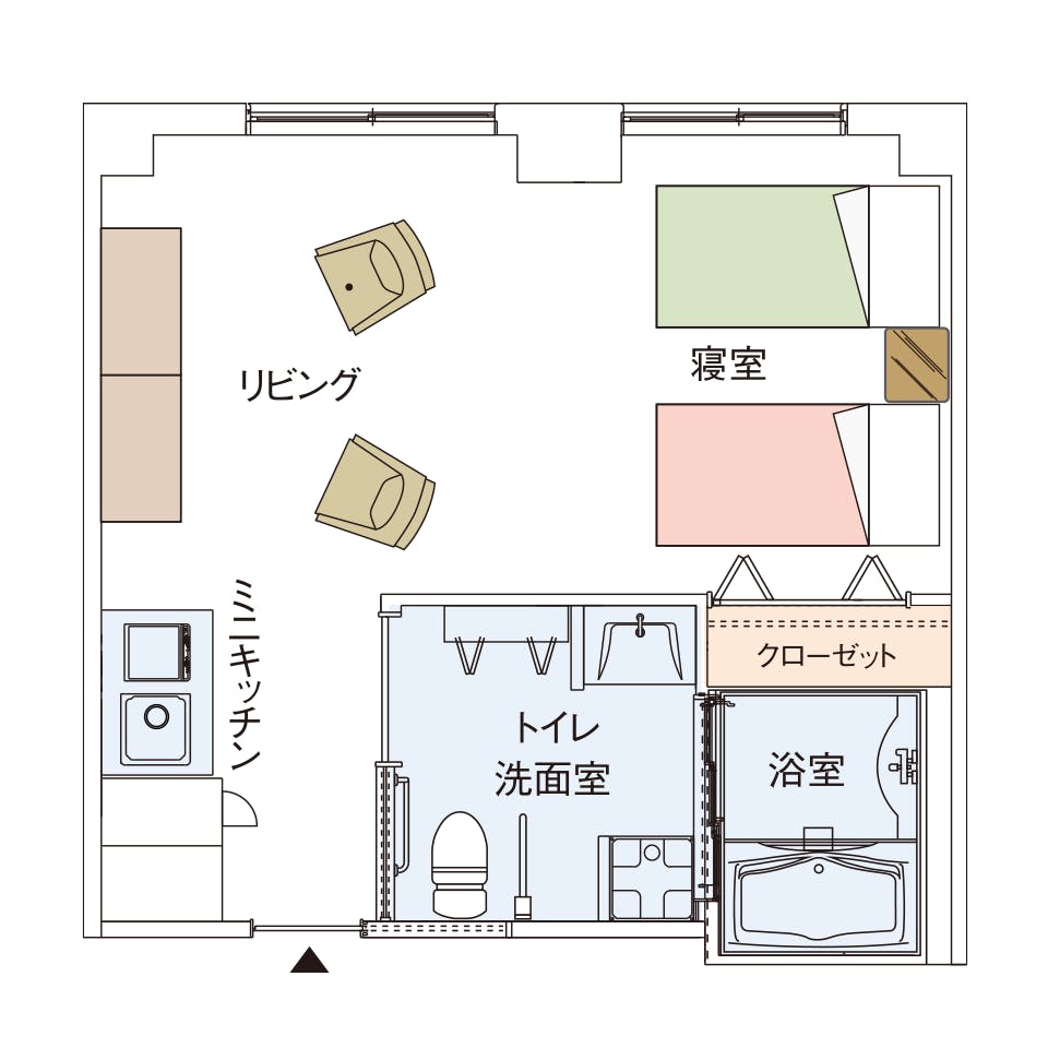 グッドタイムリビング池田緑丘 間取図