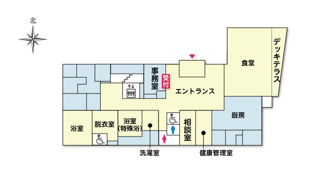 ツクイ・サンシャイン吉川 間取図