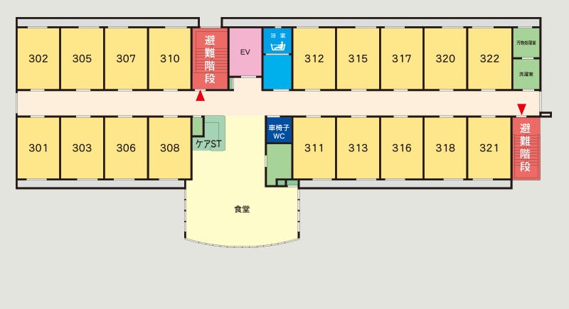 有料老人ホーム桜寿のさと松島 間取図
