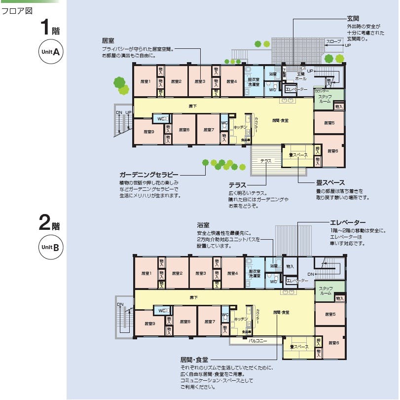ニチイケアセンター河内長野 間取図