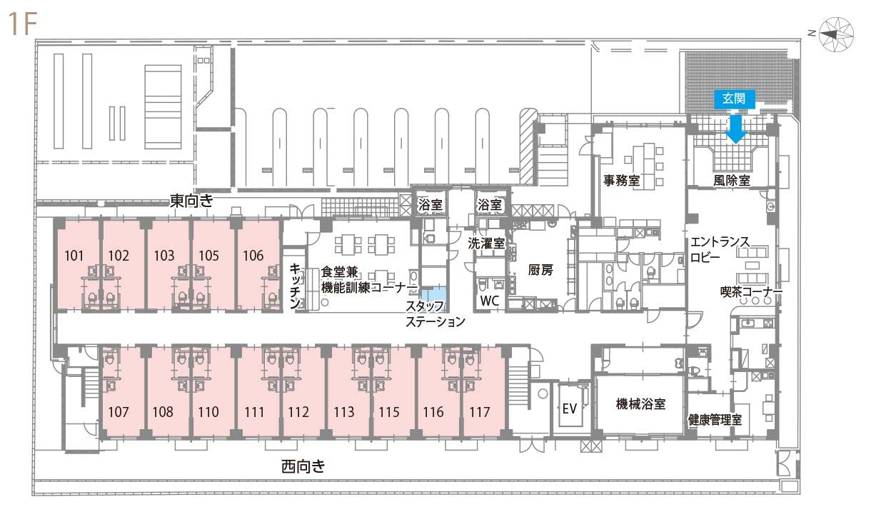 チャームスイート京都桂川 間取図