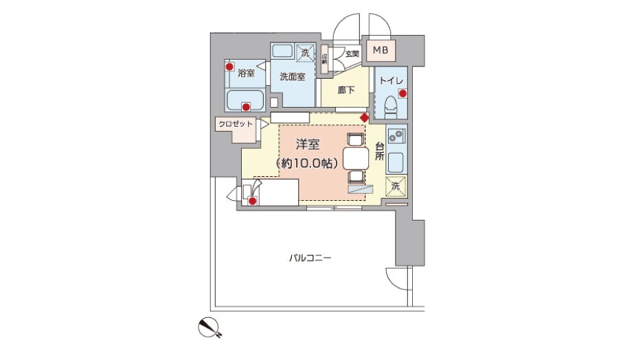 グランドマスト板橋本蓮沼 間取図