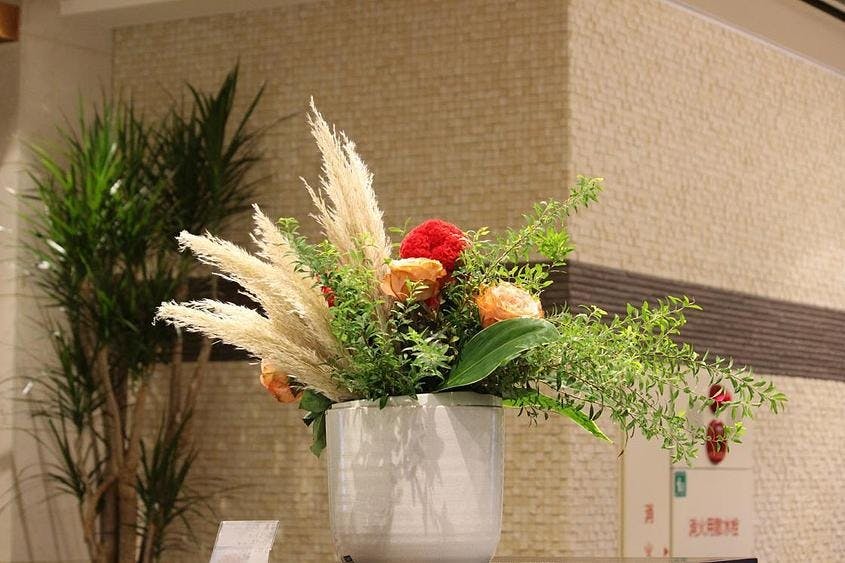 アリア馬事公苑 エントランスラウンジの花