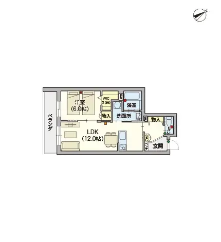ヘーベルVillage本蓮沼 間取図