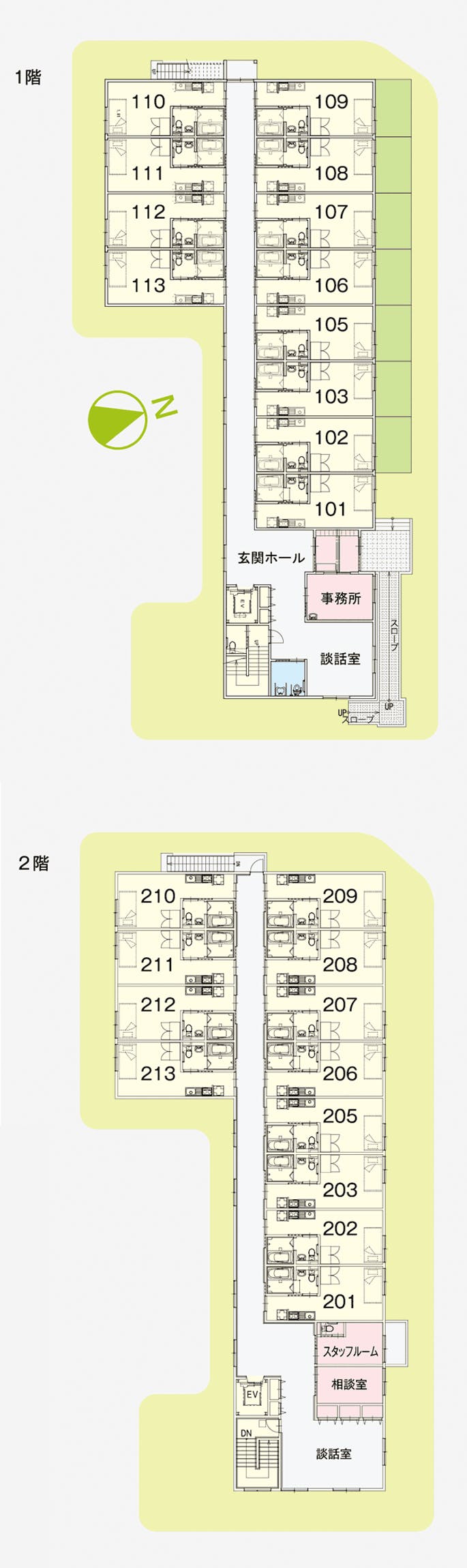 ぬくもりの家香寺 間取図