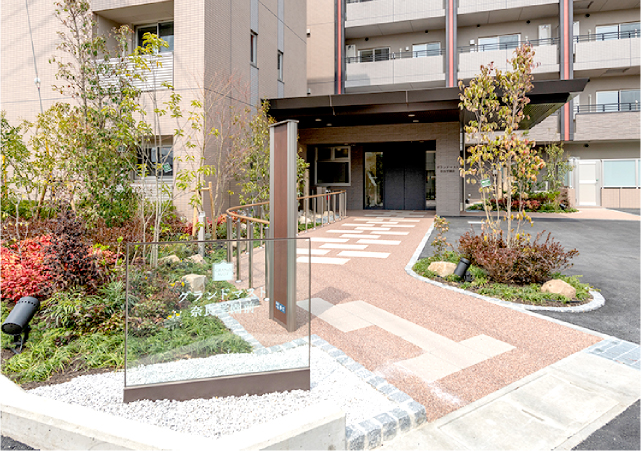 グランドマスト奈良学園前 アプローチ