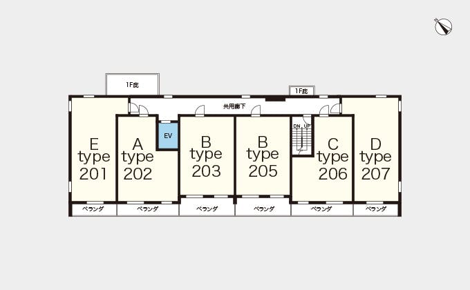 ヘーベルVillage赤羽志茂 間取図
