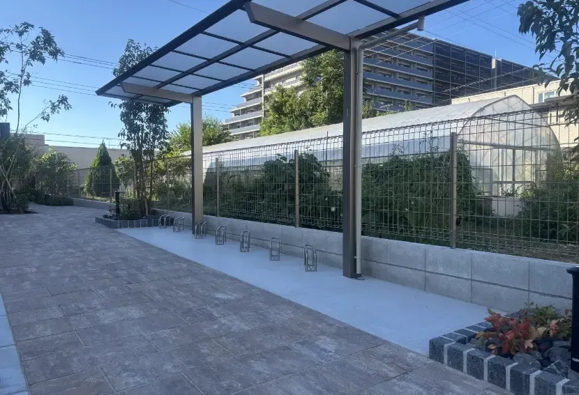 ヘーベルVillageおおたかの森南 駐輪場