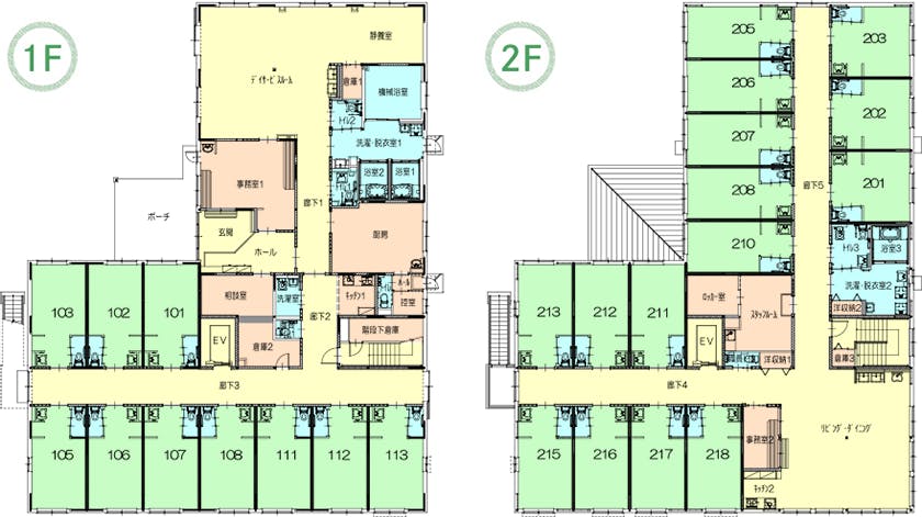 ふくろうの家横田みなみ 間取図