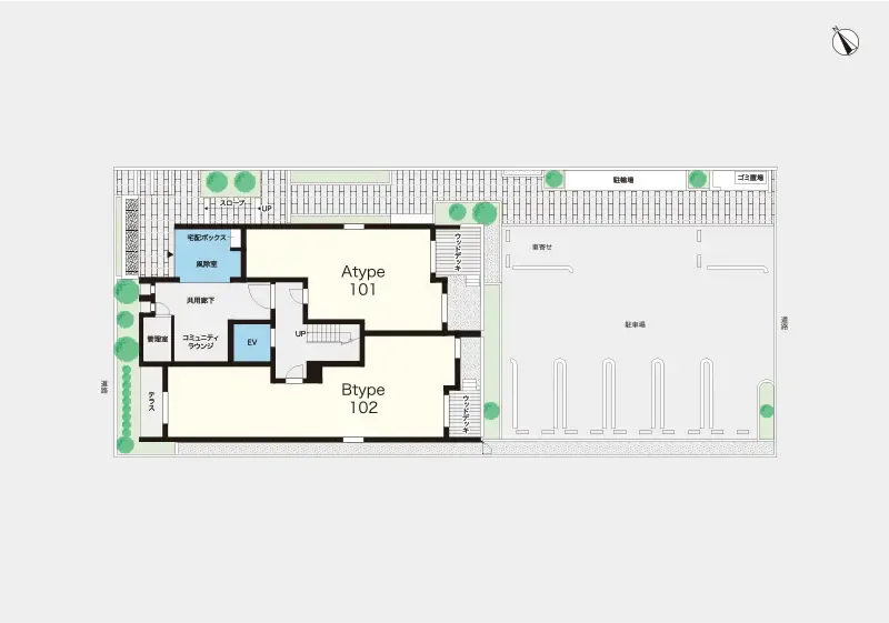 ヘーベルVillageおおたかの森南 間取図