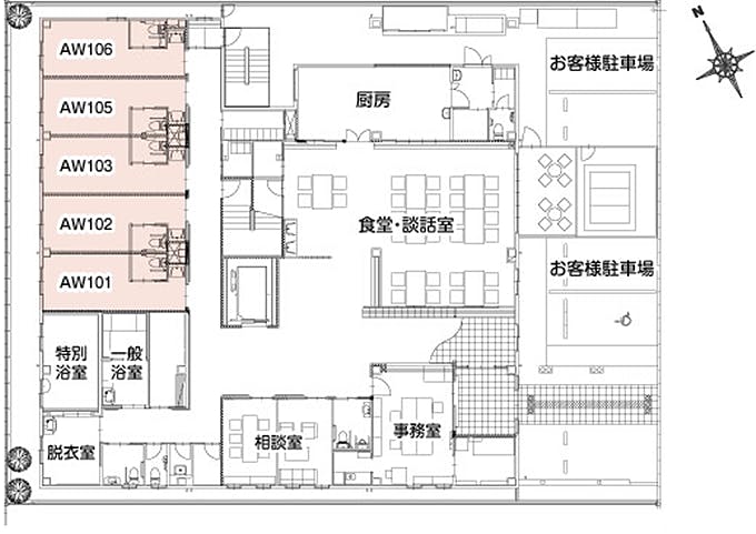 アルファリビング広島段原 間取図