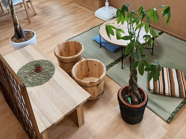 すみれ恩智縁 憩いの場