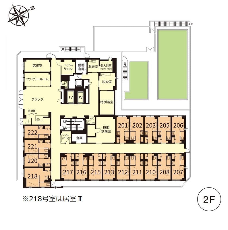 ニチイホーム南大井 間取図