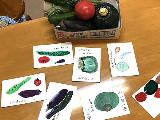 グループホームえくせれんと国府 絵手紙