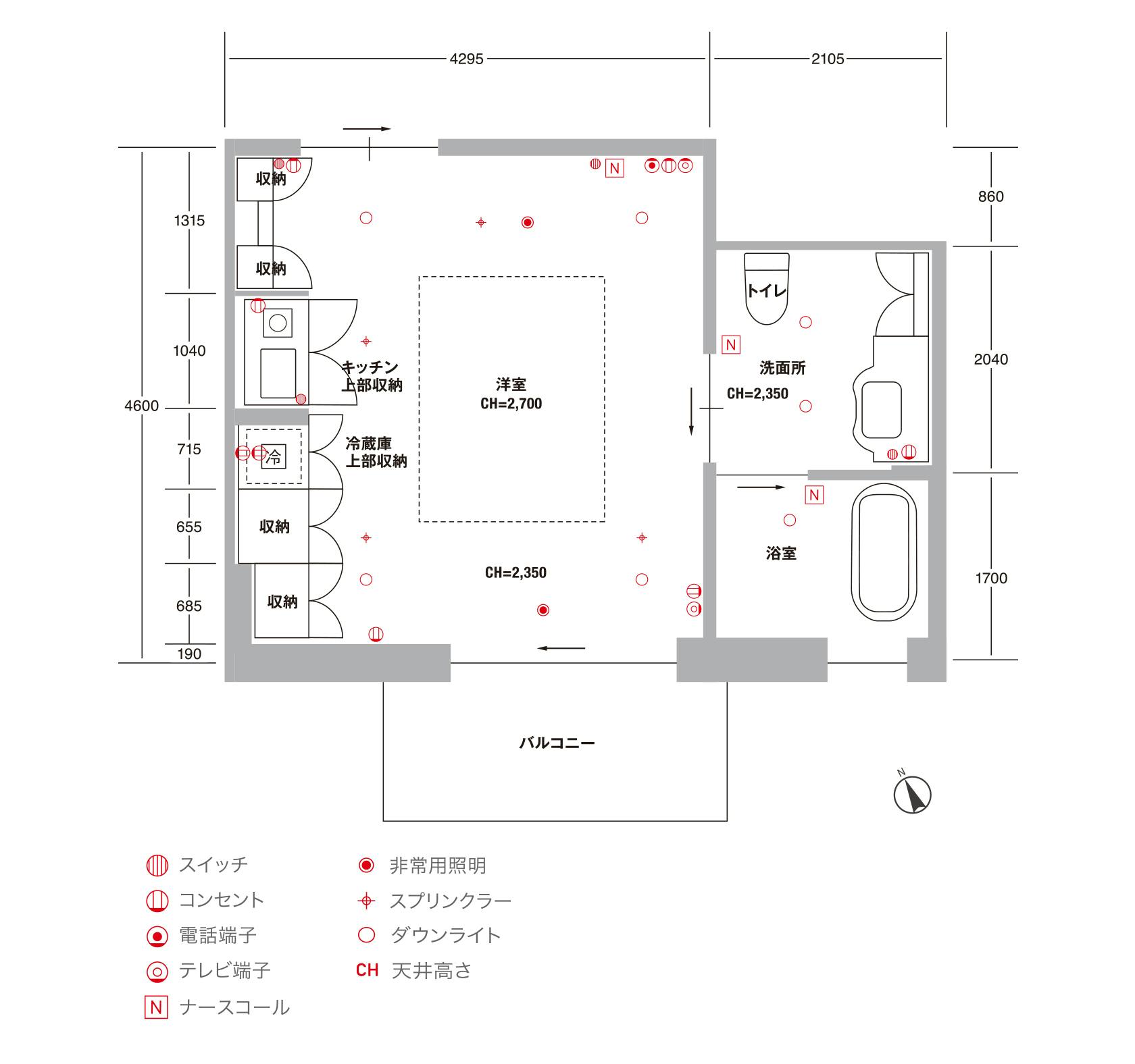 ヒルデモア駒沢公園 間取図
