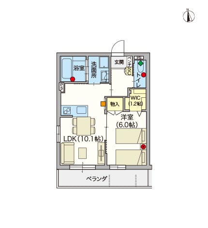 ヘーベルVillage鷺ノ宮 間取図