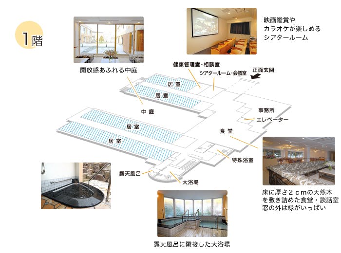 ルルドの泉 間取図